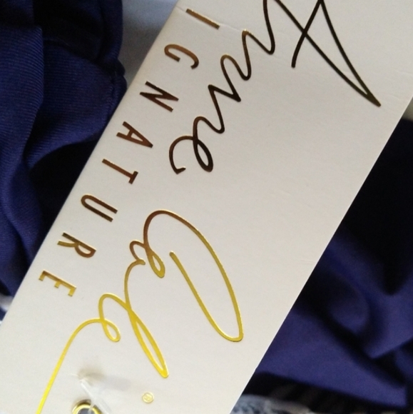 Anne Cole One Piece Swimsuit Navy White Nautical 12 NWT - Picture 4 of 4